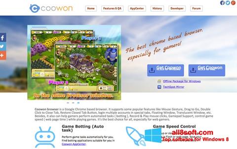 Ekran görüntüsü Coowon Browser Windows 8