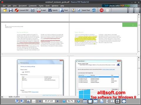 Ekran görüntüsü Nuance PDF Reader Windows 8