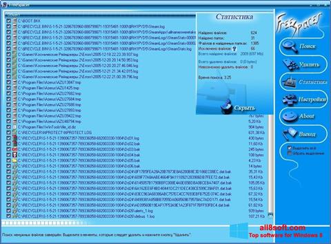 Ekran görüntüsü FreeSpacer Windows 8