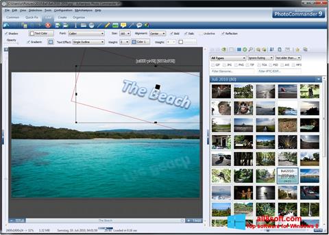 Ekran görüntüsü Ashampoo Photo Commander Windows 8