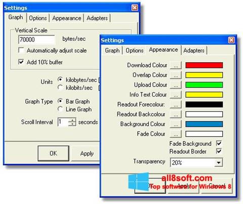 Ekran görüntüsü BitMeter Windows 8