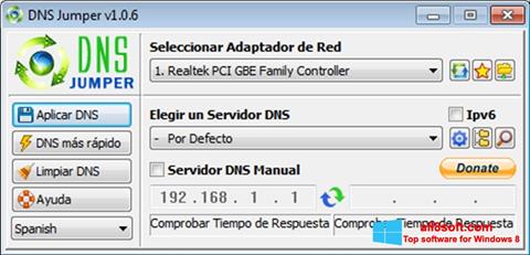 Ekran görüntüsü DNS Jumper Windows 8
