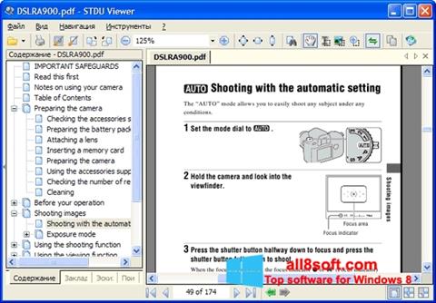 Ekran görüntüsü STDU Viewer Windows 8