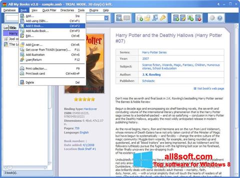 Ekran görüntüsü All My Books Windows 8