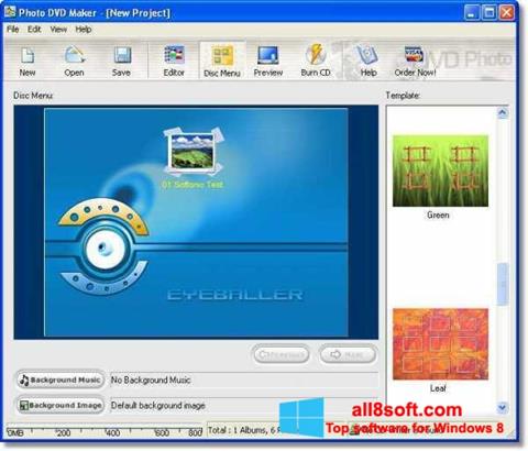 Ekran görüntüsü DVD Maker Windows 8