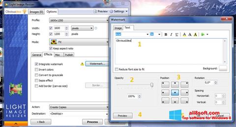 Ekran görüntüsü Light Image Resizer Windows 8