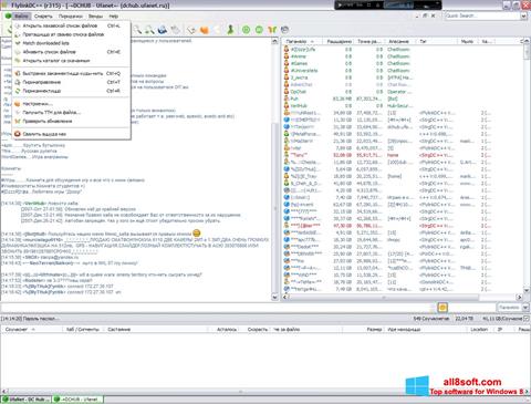 Ekran görüntüsü FlylinkDC++ Windows 8