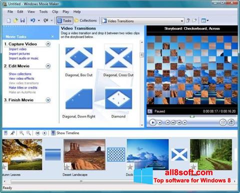 Ekran görüntüsü Windows Movie Maker Windows 8