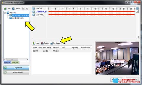 Ekran görüntüsü D-ViewCam Windows 8