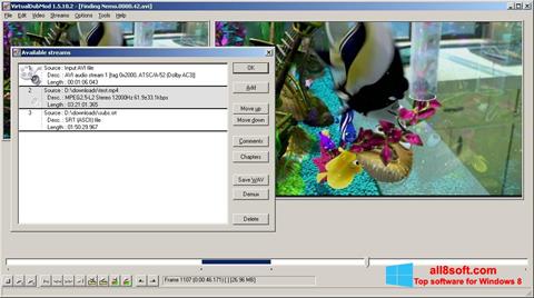 Ekran görüntüsü VirtualDubMod Windows 8