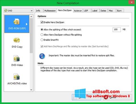 Ekran görüntüsü Nero Image Drive Windows 8