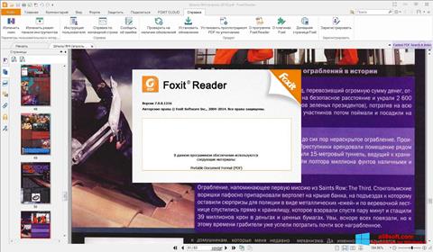 Ekran görüntüsü Foxit Reader Windows 8