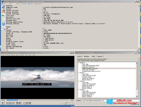 Ekran görüntüsü MediaInfo Windows 8