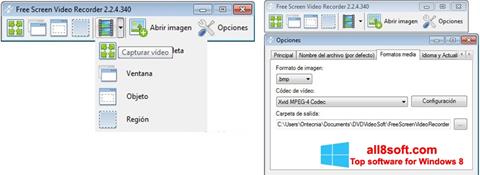 Ekran görüntüsü Free Screen Video Recorder Windows 8