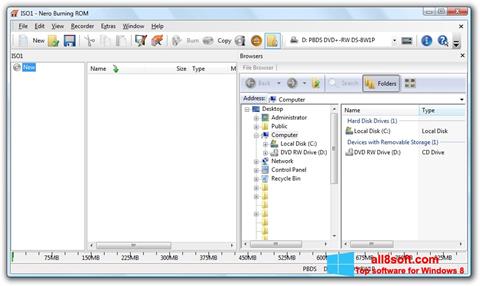 Ekran görüntüsü Nero Burning ROM Windows 8