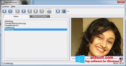 Ekran görüntüsü Fake Webcam Windows 8