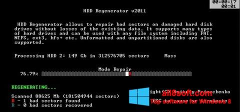 Ekran görüntüsü HDD Regenerator Windows 8