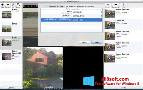 Ekran görüntüsü IP Camera Viewer Windows 8